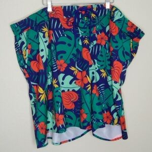 TomboyX Swim 7” Lined Board Short In Island Shade Unisex Size 6X